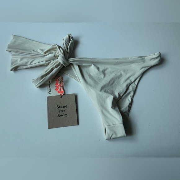 Stone Fox Swim x Free People Women’s June Bikini Bottoms Size M NWT - Picture 1 of 6